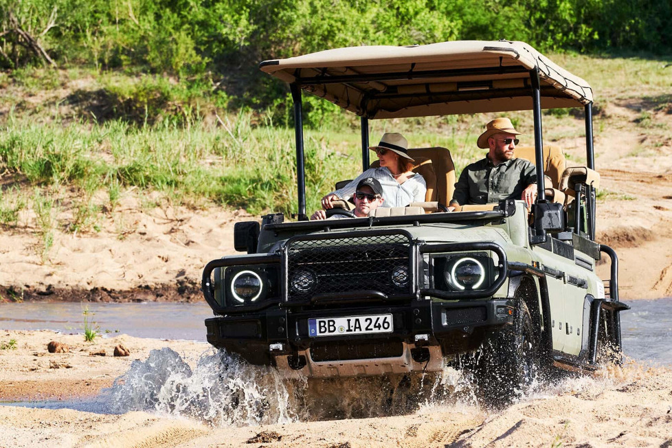 Dieses abenteuerliche Fahrzeug ist das Ergebnis der kürzlichen Übernahme von Kavango Engineering, einem Spezialisten für Fahrzeugumbauten mit Sitz in Botswana