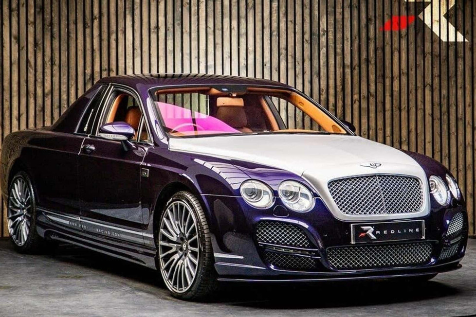 Für 149.950 Pfund oder umgerechnet etwa 175.000 Euro, kann man einen Bentley Continental Flying Spur Pick-up mit dem mächtigen W12-Motor kaufen