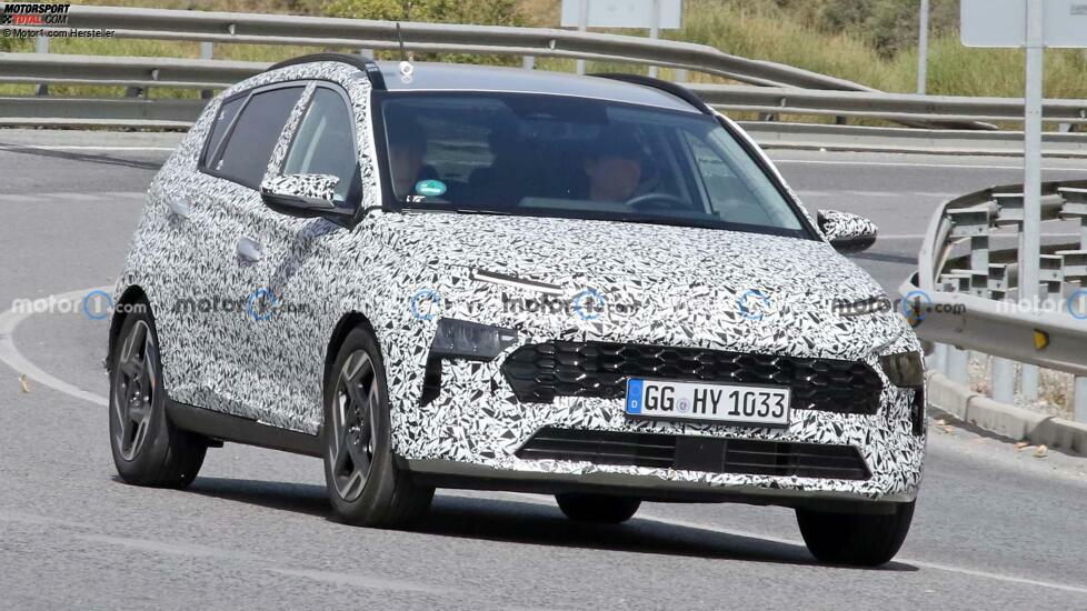 Hyundai Bayon (2024) mit Facelift als Erlkönig
