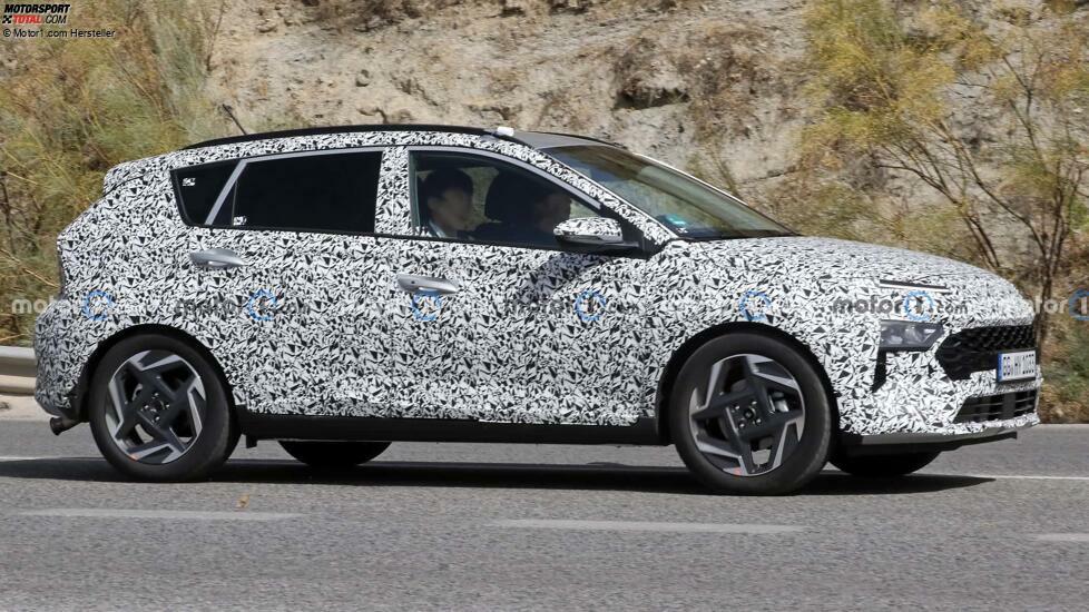 Hyundai Bayon (2024) mit Facelift als Erlkönig