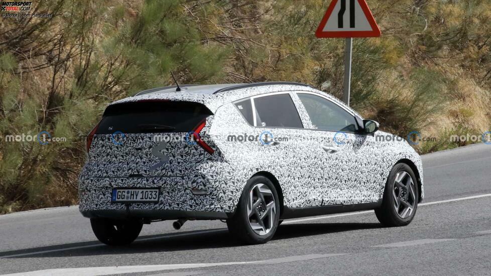 Hyundai Bayon (2024) mit Facelift als Erlkönig
