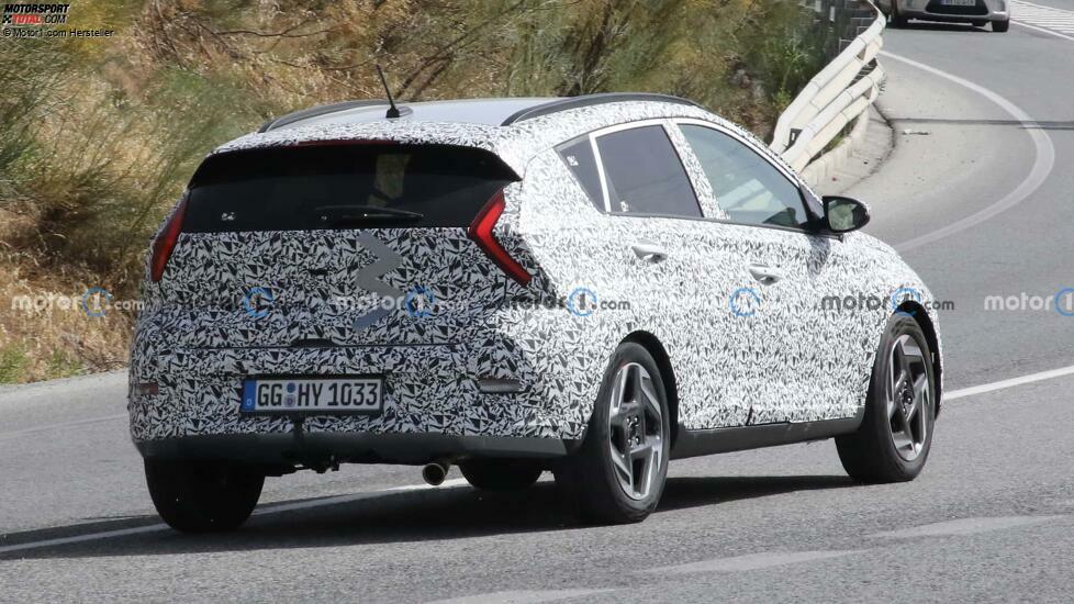 Hyundai Bayon (2024) mit Facelift als Erlkönig