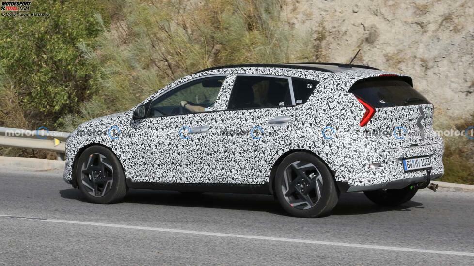 Hyundai Bayon (2024) mit Facelift als Erlkönig