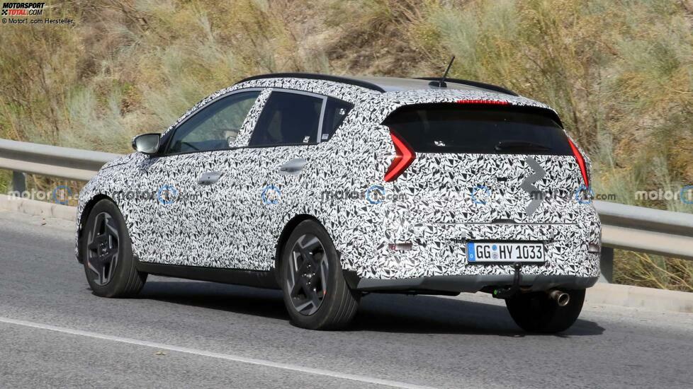 Hyundai Bayon (2024) mit Facelift als Erlkönig