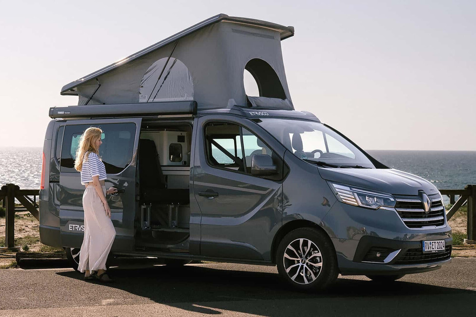 Auf dem Caravan Salon 2023 in Düsseldorf zeigen viele Hersteller günstige Wohnmobile für Einsteiger: So auch Etrusco in Gestalt eines 