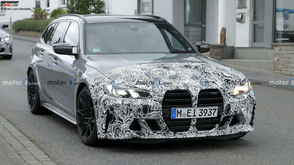 BMW M3 Limousine und Touring LCI Erlkönig
