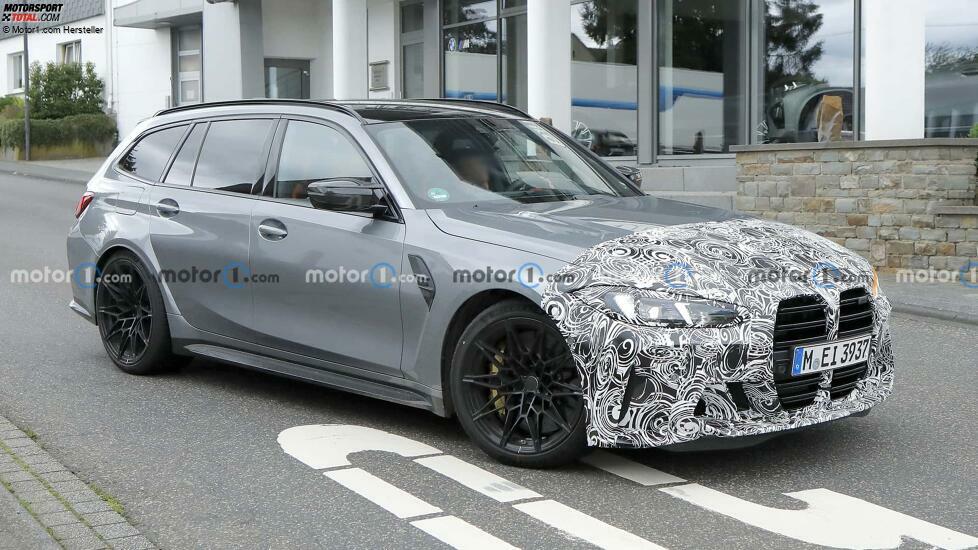 BMW M3 Limousine und Touring LCI Erlkönig