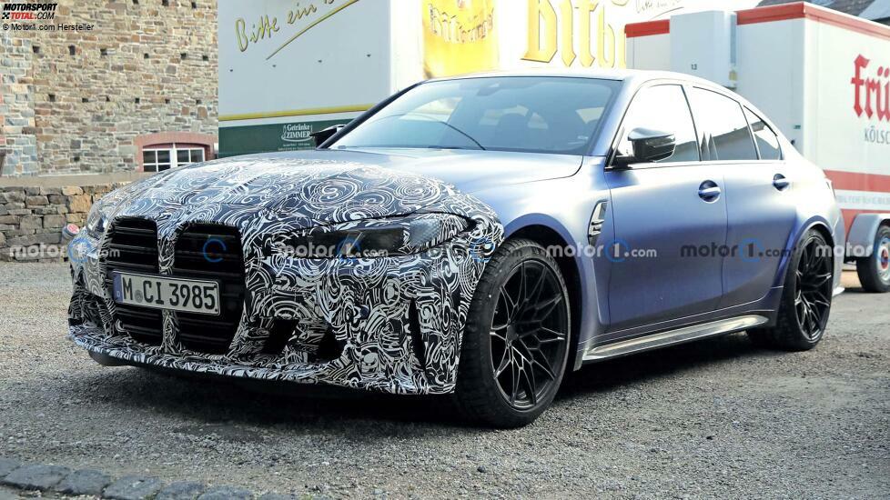 BMW M3 Limousine und Touring LCI Erlkönig