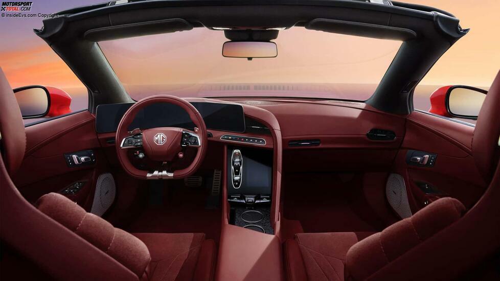 MG Cyberster, le prime foto degli interni