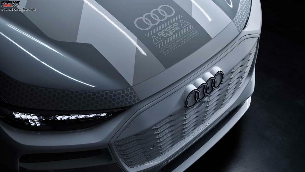 Audi Q6 e-tron: Die Front des Prototypen