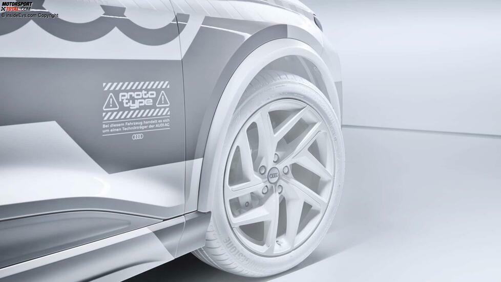 Audi Q6 e-tron: Das Exterieur des Prototypen (Detail)