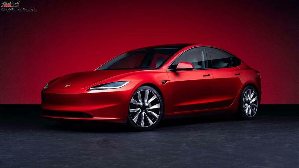 Tesla Model 3 Facelift: Das Exterieur