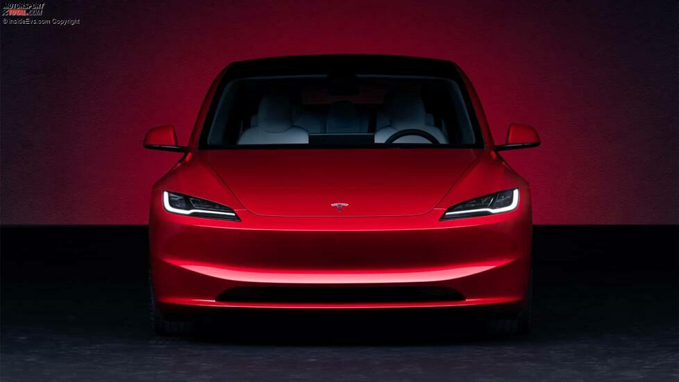 Tesla Model 3 Facelift: Das Exterieur