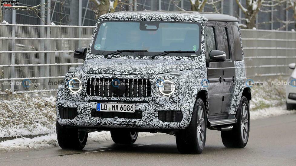 Mercedes G-Klasse Facelift neue Erlkönigbilder (Dezember 2022)