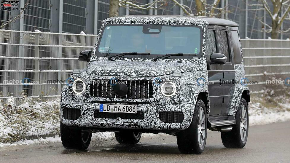 Mercedes G-Klasse Facelift neue Erlkönigbilder (Dezember 2022)