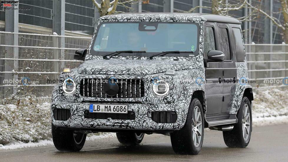Mercedes G-Klasse Facelift neue Erlkönigbilder (Dezember 2022)