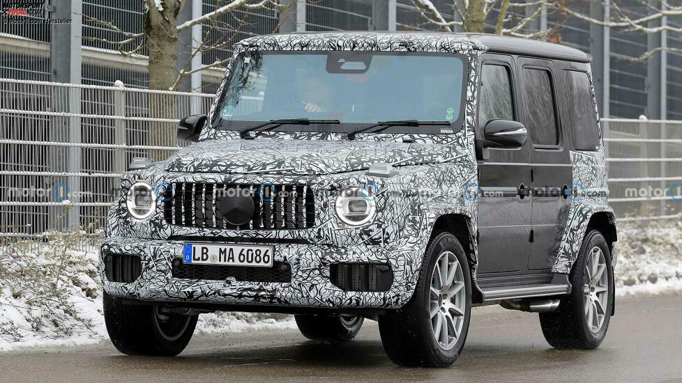 Mercedes G-Klasse Facelift neue Erlkönigbilder (Dezember 2022)