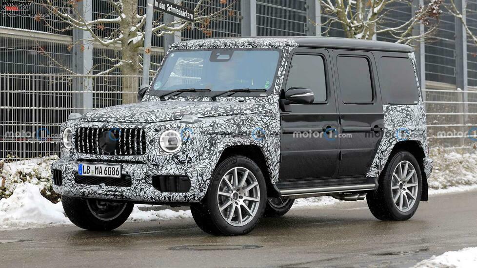 Mercedes G-Klasse Facelift neue Erlkönigbilder (Dezember 2022)