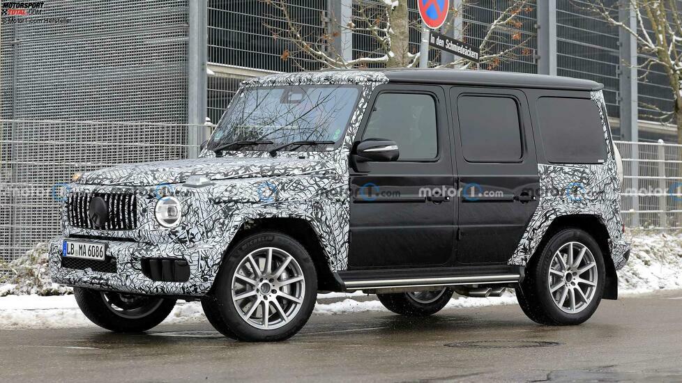 Mercedes G-Klasse Facelift neue Erlkönigbilder (Dezember 2022)