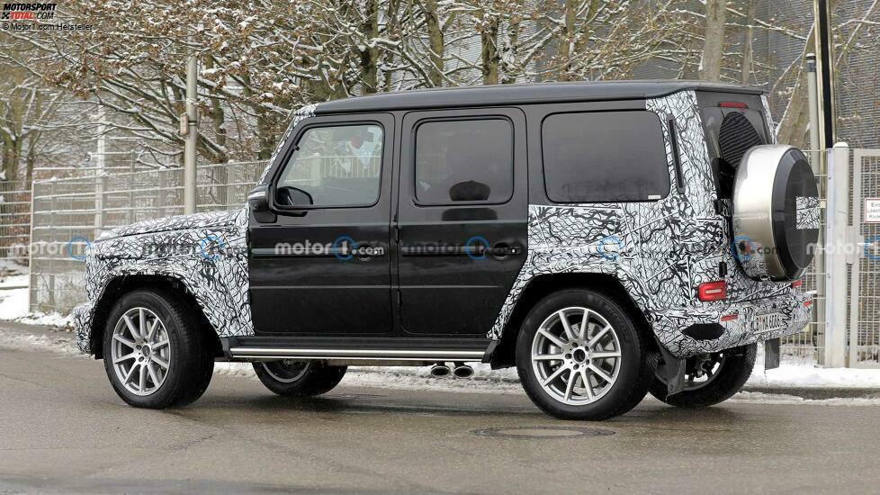 Mercedes G-Klasse Facelift neue Erlkönigbilder (Dezember 2022)