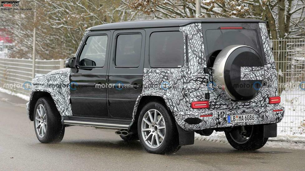 Mercedes G-Klasse Facelift neue Erlkönigbilder (Dezember 2022)