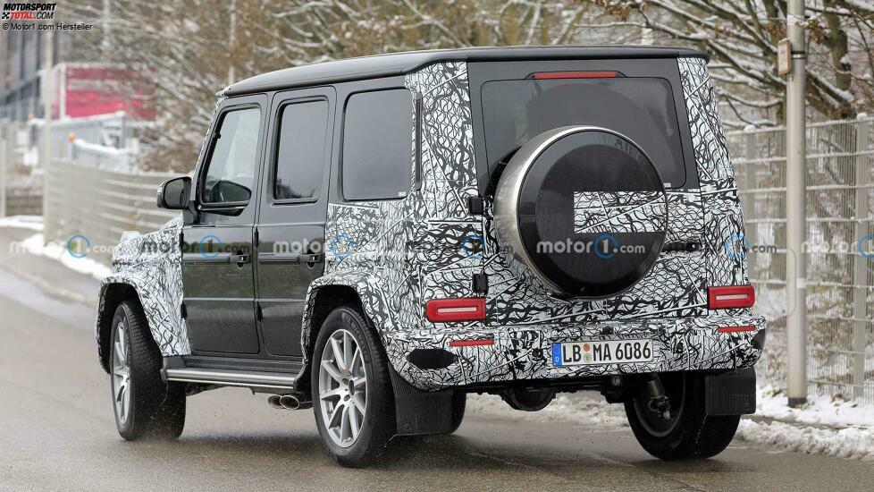 Mercedes G-Klasse Facelift neue Erlkönigbilder (Dezember 2022)