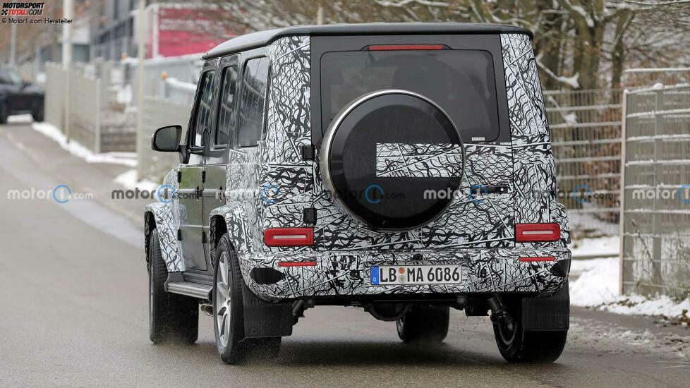 Mercedes G-Klasse Facelift neue Erlkönigbilder (Dezember 2022)