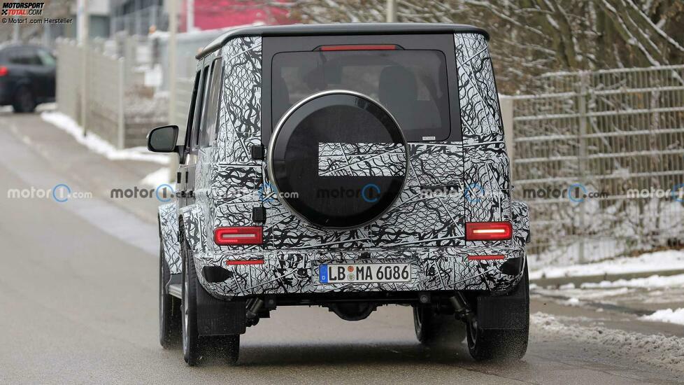 Mercedes G-Klasse Facelift neue Erlkönigbilder (Dezember 2022)