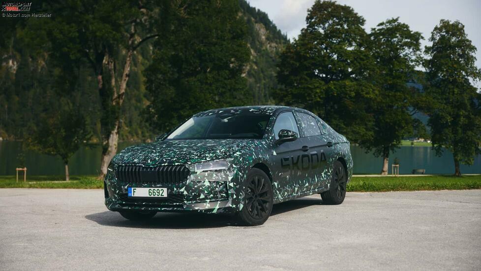 Skoda Superb Limousine Teaser (2024)