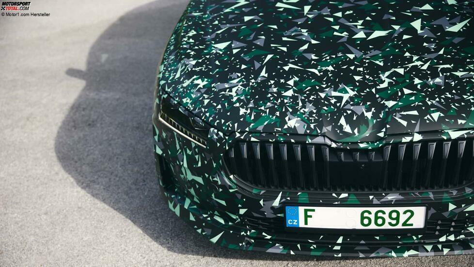 Skoda Superb Limousine Teaser (2024)