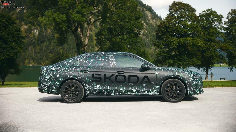 Skoda Superb Limousine Teaser (2024)