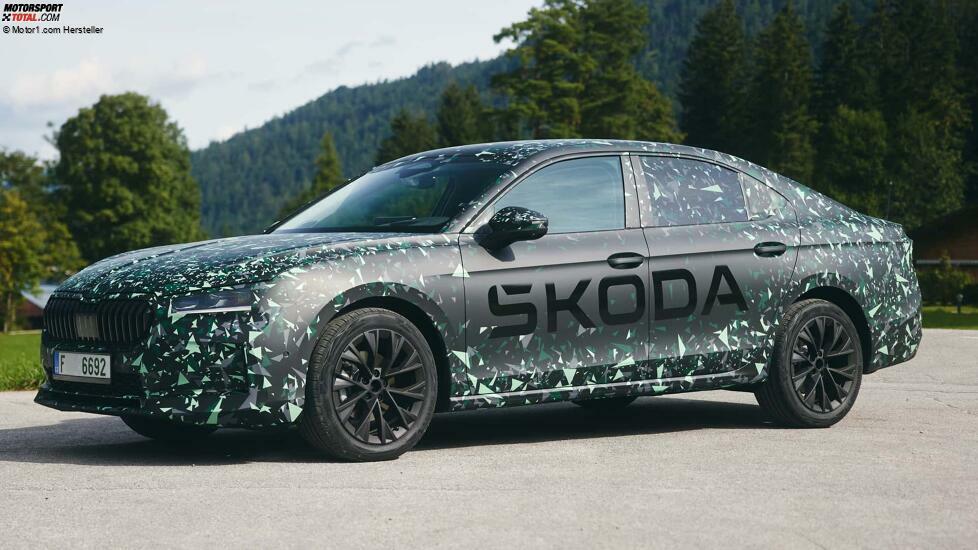 Skoda Superb Limousine Teaser (2024)