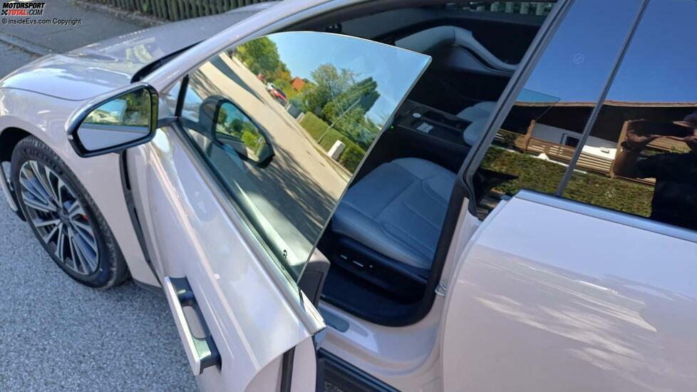 Nio ET5 Touring: Rahmenlose Fenster vorne