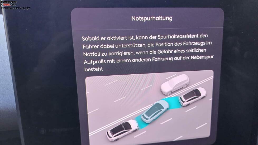 Nio ET5 Touring: Ordentliche Eindeutschung und gute Erklärungen der Menüpunkte