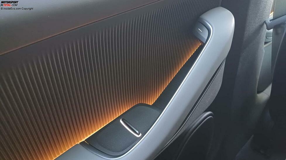 Nio ET5 Touring: Schickes Ambiente-Licht im Fond