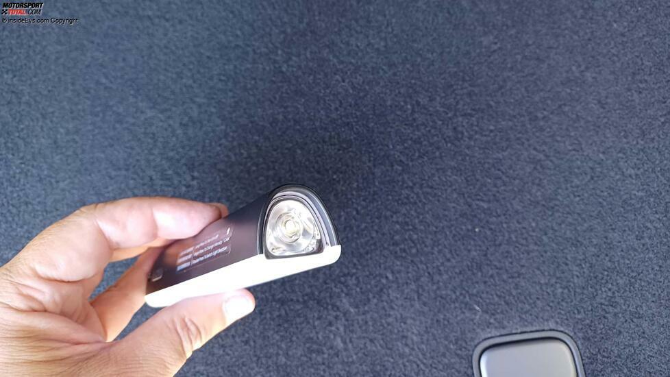 Nio ET5 Touring: Die Leuchte entpuppt sich als Taschenlampe