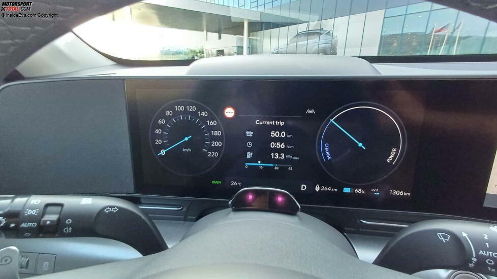 Hyundai Kona Elektro (2024): Stromverbrauch von 13,3 kWh/100 km nach einer der Testfahrten
