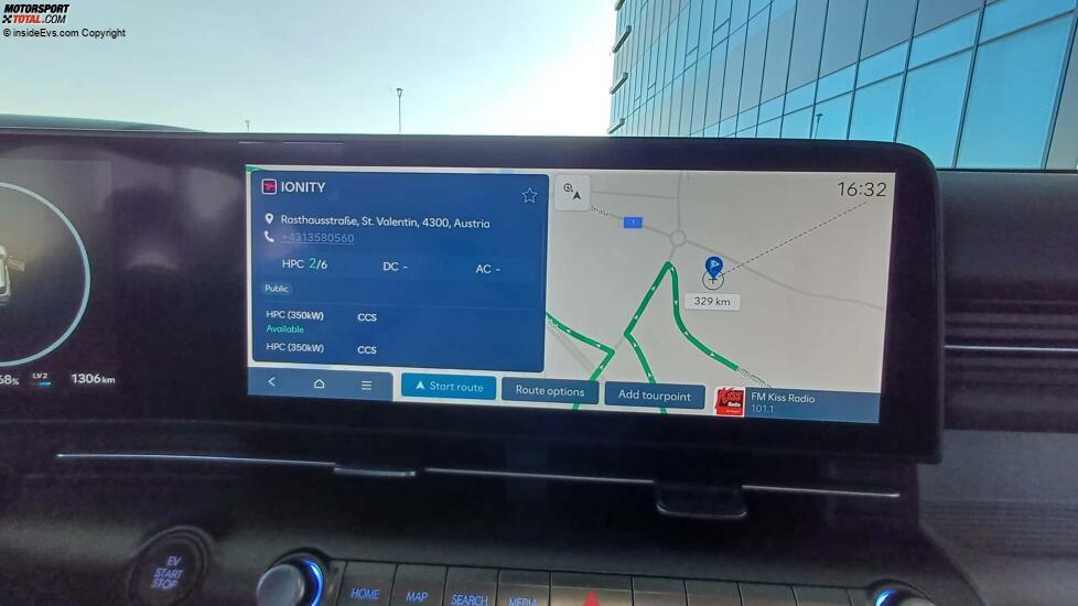 Hyundai Kona Elektro (2024): Auch Details zu den einzelnen Ladestandorten werden angezeigt