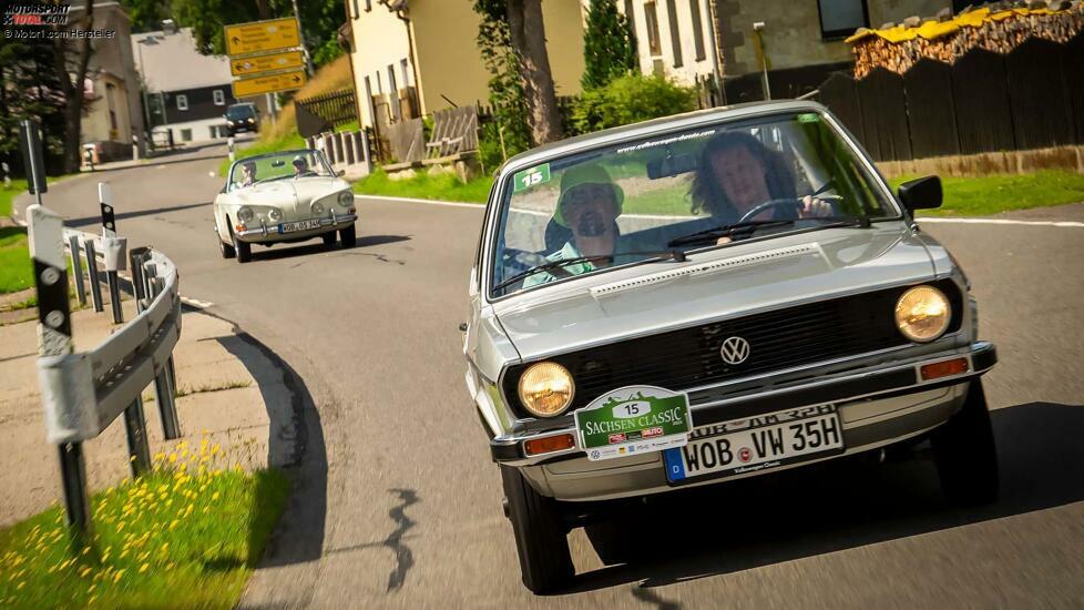 Sachsen Classic 2023 im VW Derby (1977)