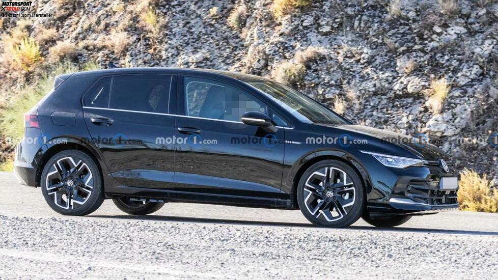 VW Golf 8 Facelift (2024) auf neuen Erlkönigbildern