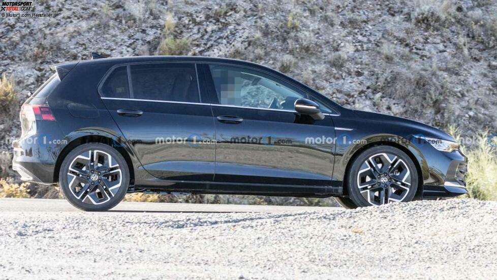 VW Golf 8 Facelift (2024) auf neuen Erlkönigbildern
