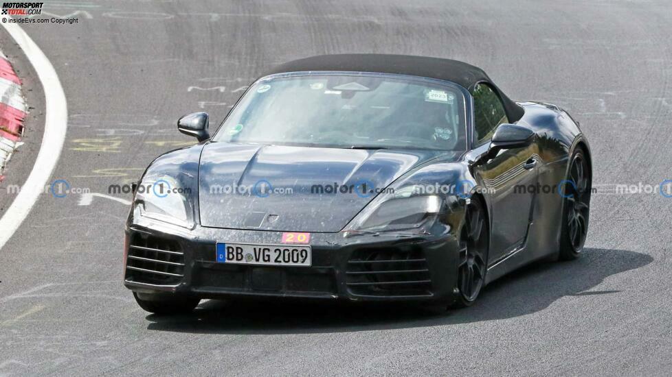 Porsche Boxster EV als Erlkönig: Das Exterieur