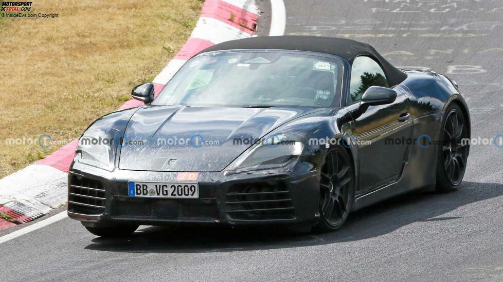 Porsche Boxster EV als Erlkönig: Das Exterieur