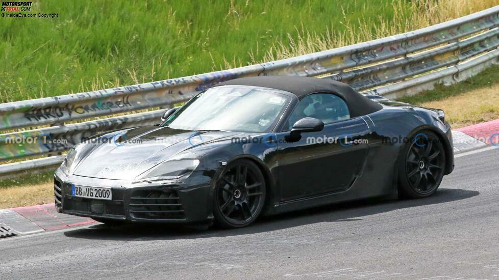 Porsche Boxster EV als Erlkönig: Das Exterieur