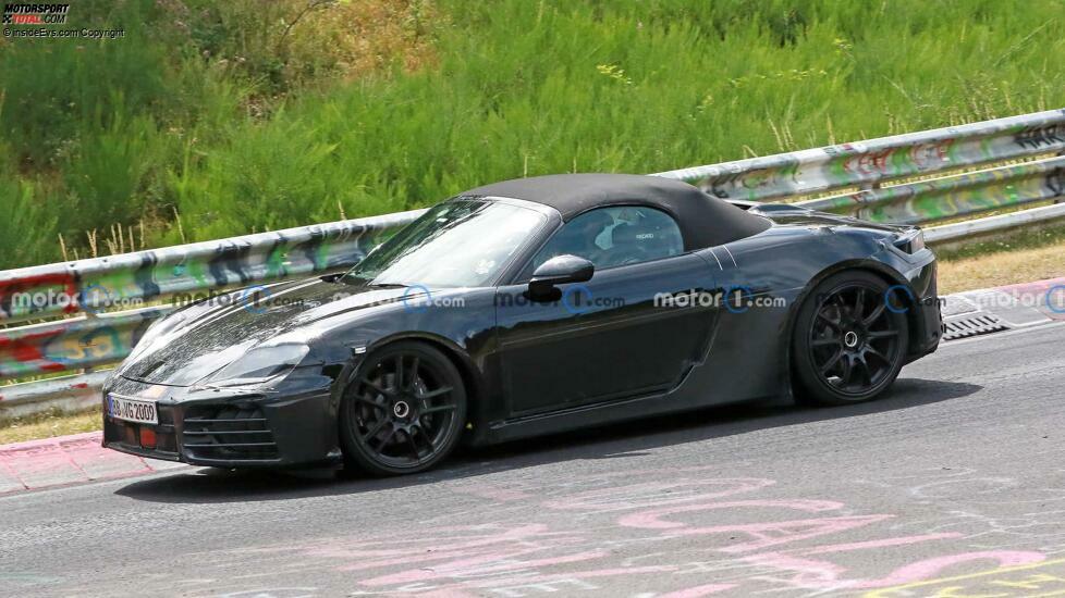 Porsche Boxster EV als Erlkönig: Das Exterieur