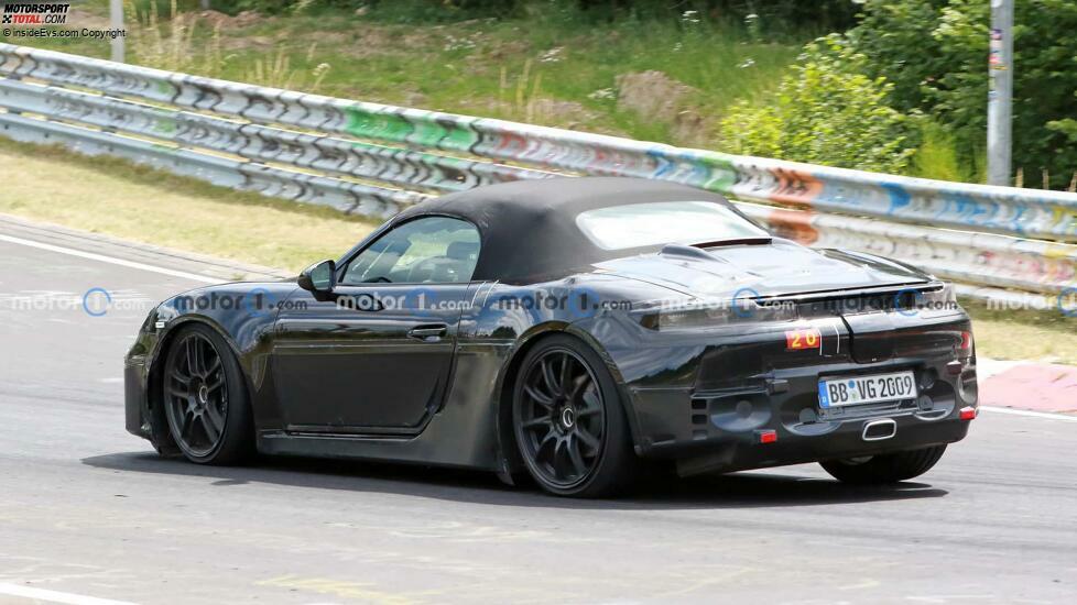 Porsche Boxster EV als Erlkönig: Das Exterieur