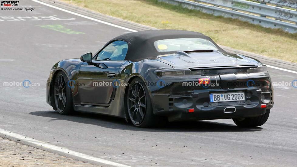 Porsche Boxster EV als Erlkönig: Das Exterieur