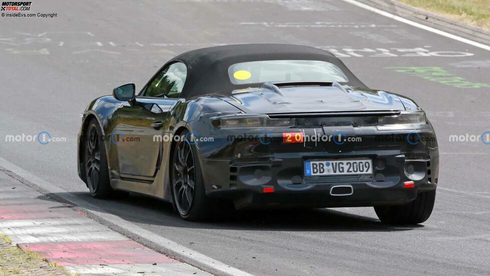 Porsche Boxster EV als Erlkönig: Das Exterieur