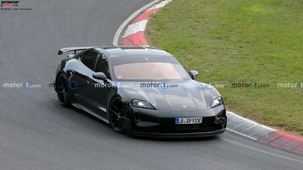 Spionagefoto des Porsche Taycan GT