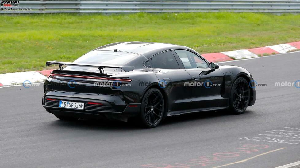 Spionagefoto des Porsche Taycan GT